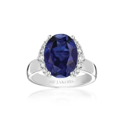 Ellisse Grande Ring, Silver, 52