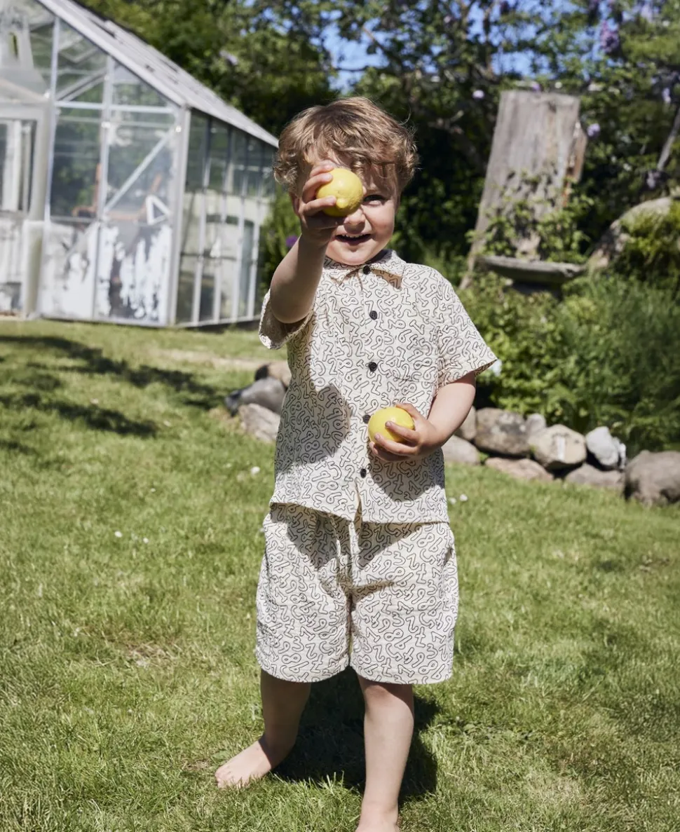 Elmo Shorts, Coffee Bean/Sandshell, 122 cm