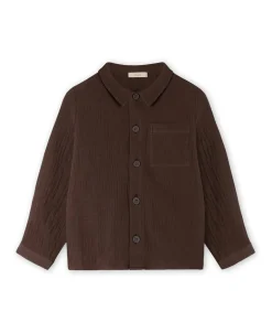 Elmo Skjorte, Coffee Bean, 122 cm