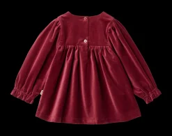 Elvira Baby Kjole, Ruby Red, 92 cm