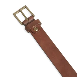 Emira Bælte, Cognac/Gold, 95 cm