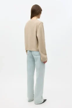 Enjade Langærmet Cardigan, Brindle Mel, M