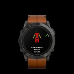 Epix Pro (Gen 2) 010-02804-30 Sapphire Edition Smartwatch, Chestnut, 51 mm