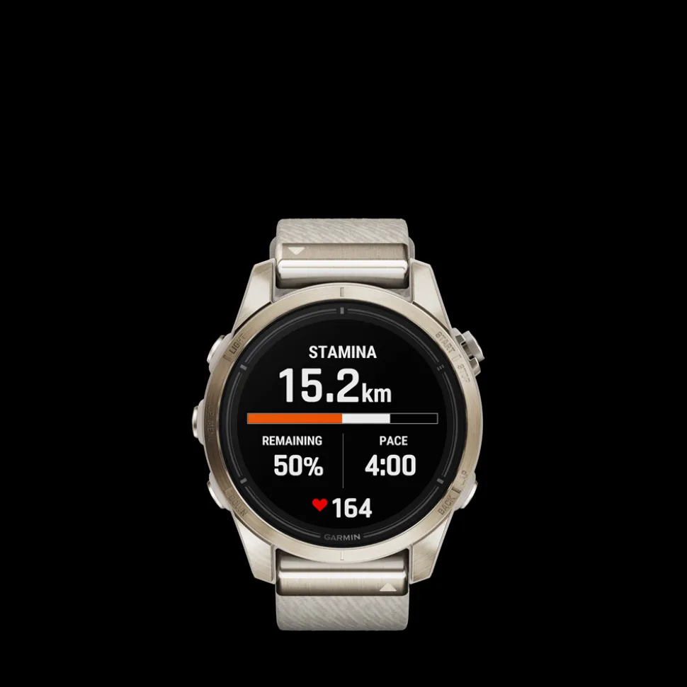 Epix Pro (Gen 2) 010-02802-20 Sapphire Edition Smartwatch, Soft Gold, 42 mm