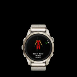 Epix Pro (Gen 2) 010-02802-20 Sapphire Edition Smartwatch, Soft Gold, 42 mm