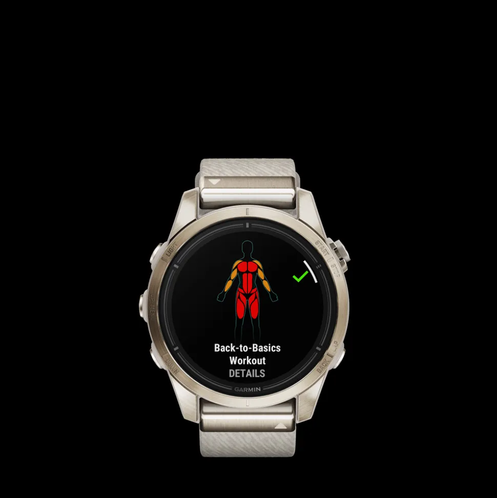 Epix Pro (Gen 2) 010-02802-20 Sapphire Edition Smartwatch, Soft Gold, 42 mm