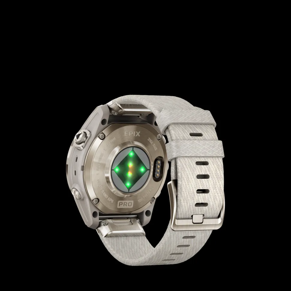 Epix Pro (Gen 2) 010-02802-20 Sapphire Edition Smartwatch, Soft Gold, 42 mm