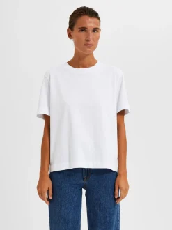 Essential Boxy T-shirt, Hvid, M