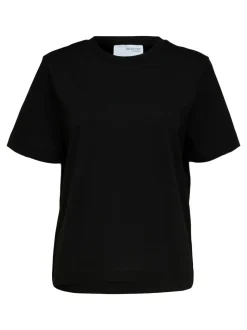 Essential Boxy T-shirt, Sort, M