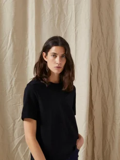 Essential Boxy T-shirt, Sort, M