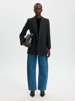 Essential Langærmet T-shirt, Black, M