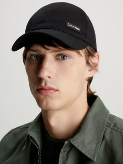 Essential Patch Cap, Black, One size