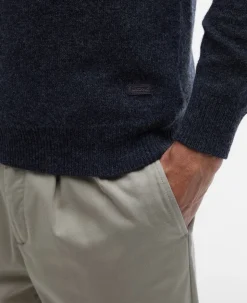 Essential Patch Crew Striktrøje, Charcoal, L