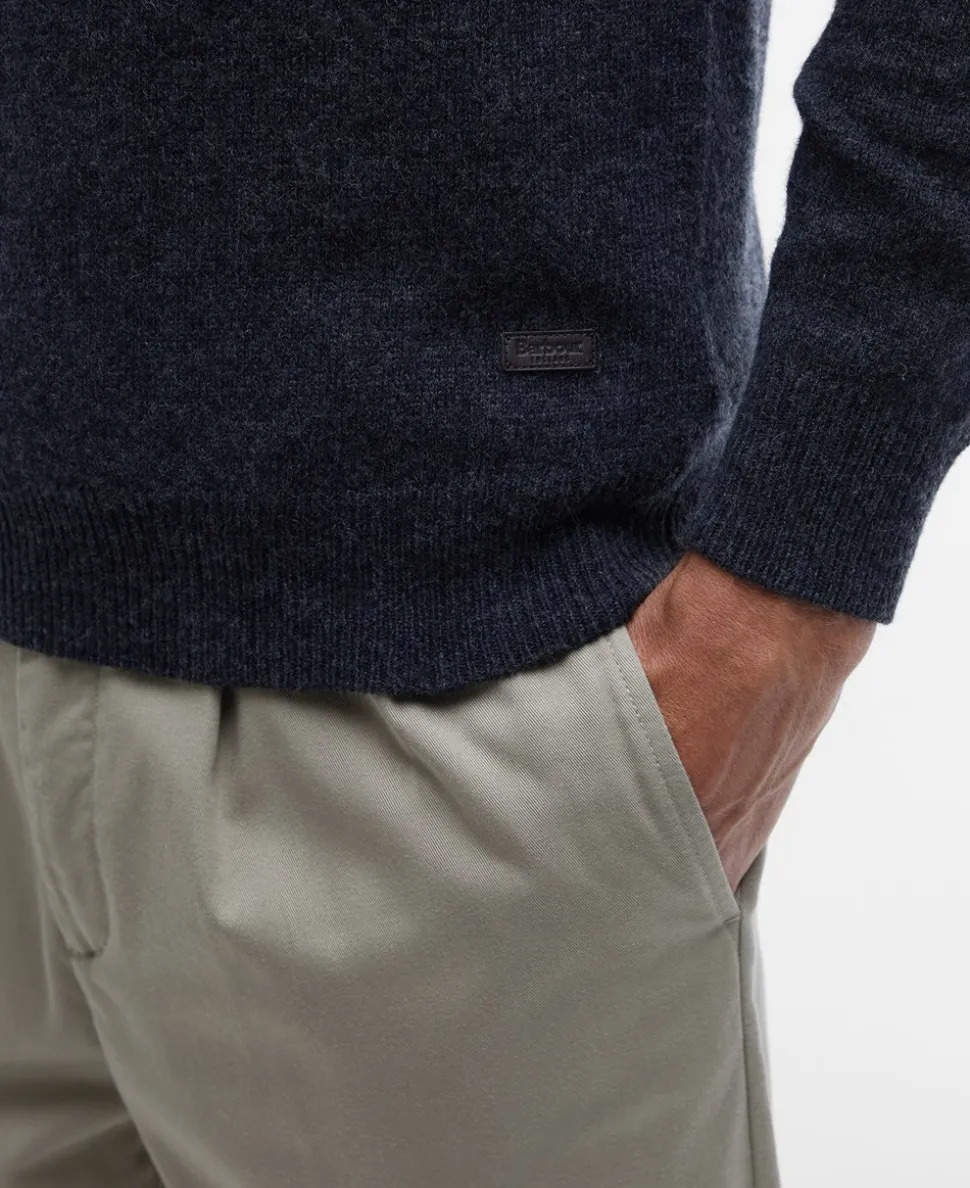 Essential Patch Crew Striktrøje, Charcoal, L