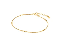 Eva Armbånd, Gold Plated, 16-19 cm