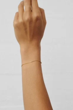 Eva Armbånd, Gold Plated, 16-19 cm