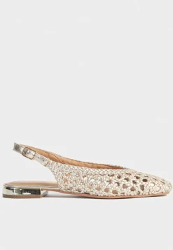 Evans Slingback Ballerinasko, Gold, 38