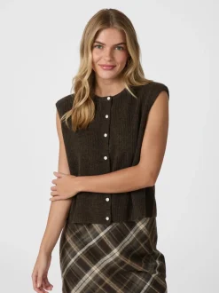 Everest Knit Vest, Brown, 34
