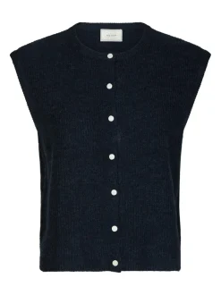 Everest Knit Vest, Navy, 40