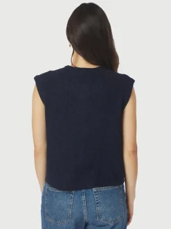 Everest Knit Vest, Navy, 40