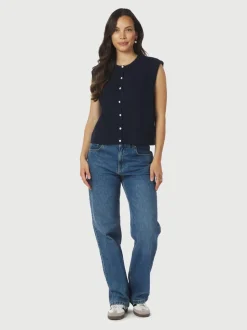 Everest Knit Vest, Navy, 40