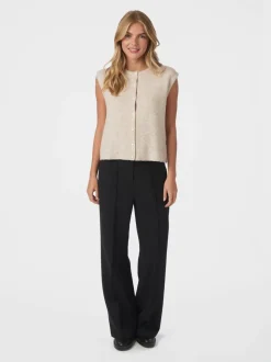 Everest Knit Vest, Sand Melange, 36