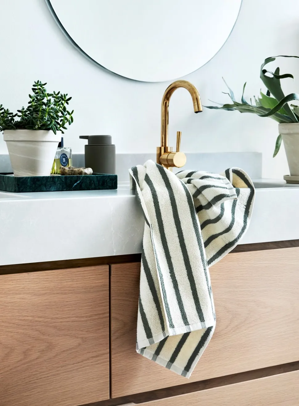 Everyday Stripe Håndklæde, 7034188702633 50x90 cm