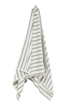 Everyday Stripe Håndklæde, Aqua, 70x140 cm