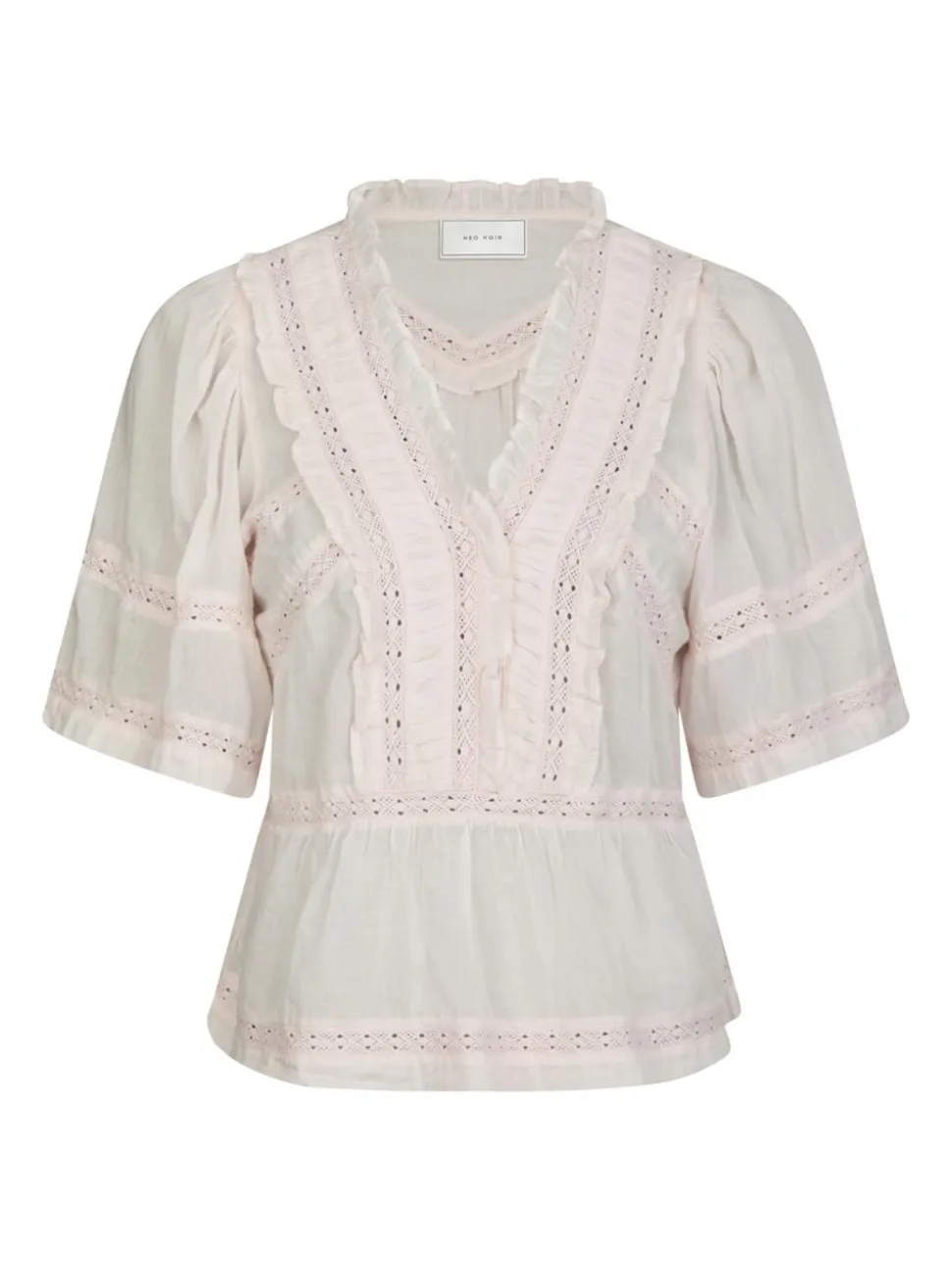 Evienne S Voile Top, Light Pink, 36