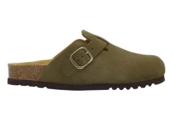 Fae Suede Clogs, Khaki, 40