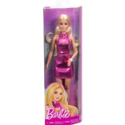 Fashionista Pink Dress Heart Cutout Dukke