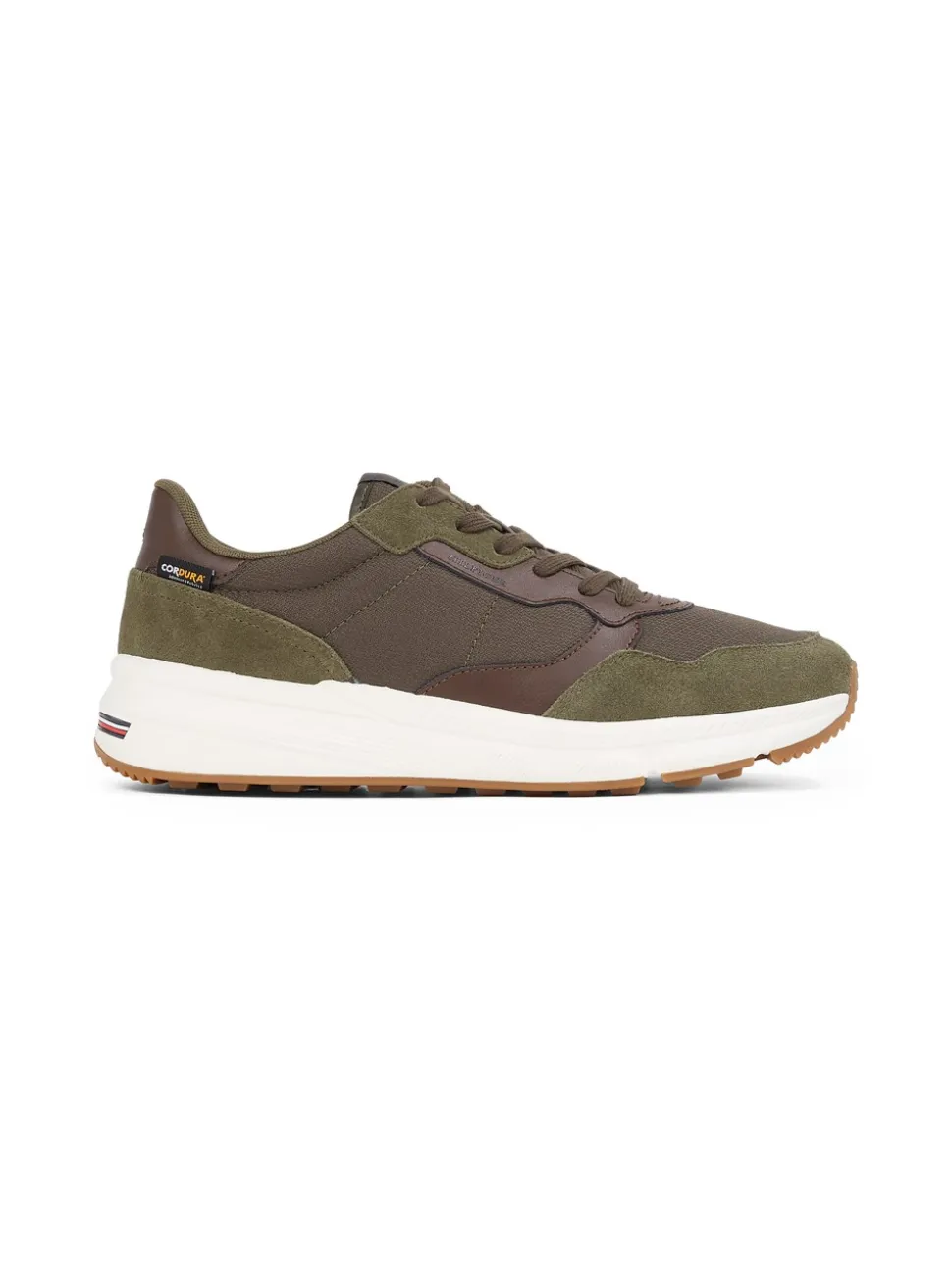 Faston Cordura Mix Sneakers, Army Green, 44