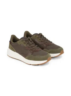 Faston Cordura Mix Sneakers, Army Green, 44