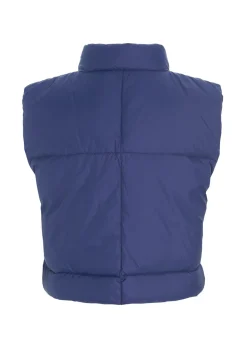 Feather Down Kort Vest, Twilight Blue, L