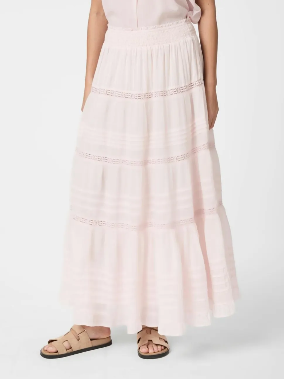 Felicia S Voile Nederdel, Light Pink, 36