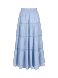 Felicia S Voile Nederdel, Light Blue, 36