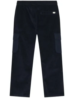 Fig Corduroy Slacks Bukser, Night Sky, L