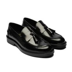 Filippo Loafers, Black Polido, 42