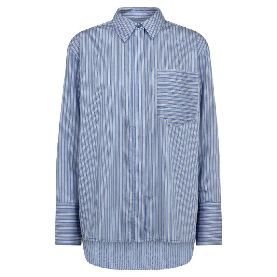 FinaCC Striped Skjorte, Blue, M