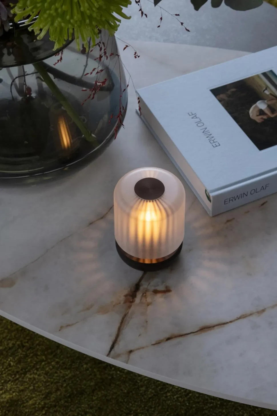 Firefly Bordlampe, Bronze/Frosted