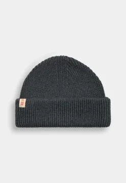 Fisherman Beanie, Darkgrey-Melange