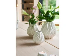 Flame Vase, Hvid, 23 cm