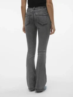 Flash Flared Jeans, Medium Grey Denim, XL/L32