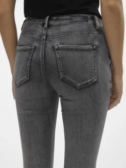 Flash Flared Jeans, Medium Grey Denim, XL/L32