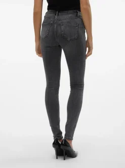 Flash Skinny Jeans, Medium Grey Denim, L/L32