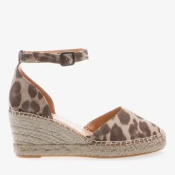 Flora Braid Højhælede Sandaler, Brown, 40