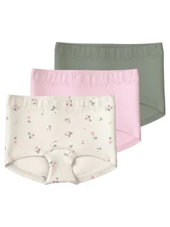 Flower 3-pak Hipsters, Jet Stream, 86 cm