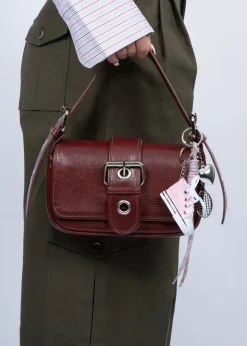 Footwear Bag Charms, Pink Basket Boot