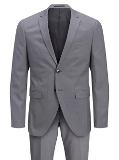 Franco Jakkesæt, Light Grey Melange, 52