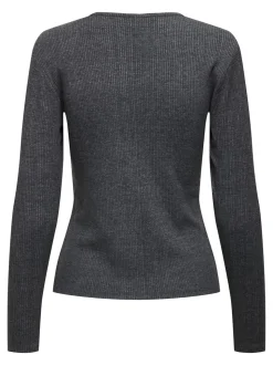 Freya Cardigan, Dark Grey Melange, M